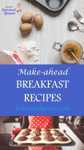 easy breakfast recipes These are healthy breakfast recipes to make ahead of busy mornings so you can grab and go!