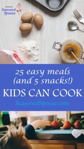 Here are some healthy easy meals kids can cook, even when they are too picky to eat anything else you make.