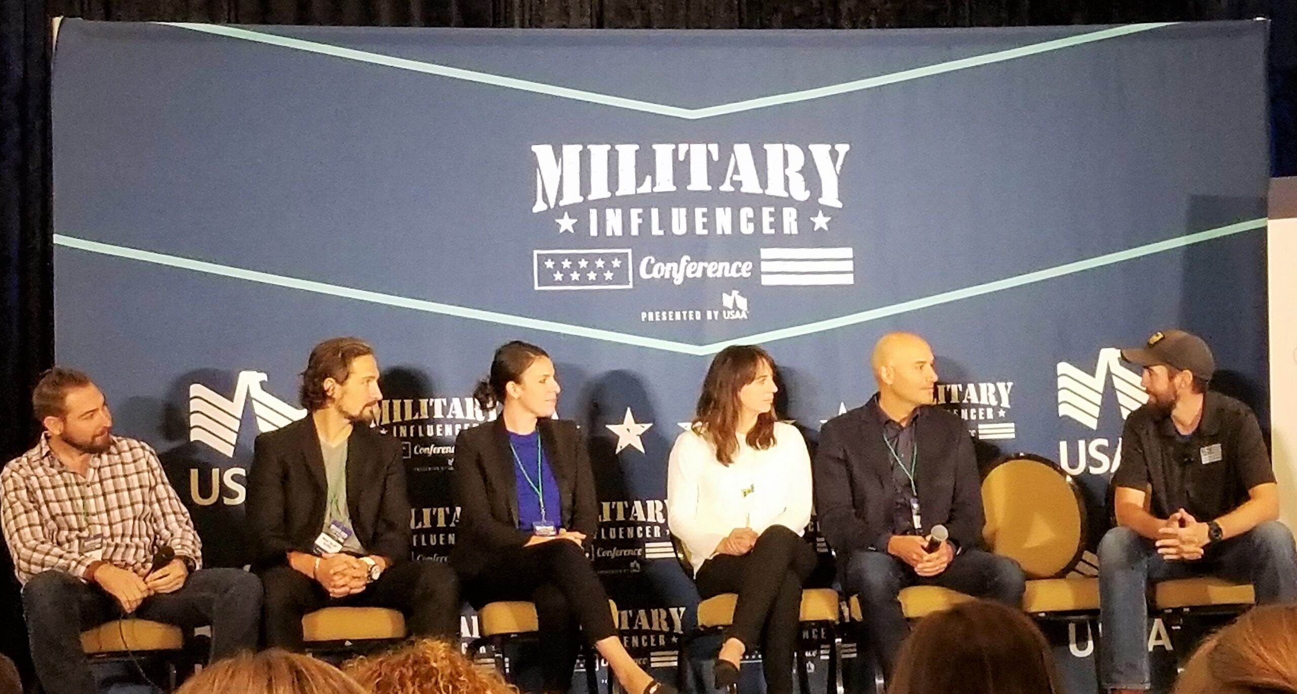 Military Influencer Conference Milblogging Shark Tank panel