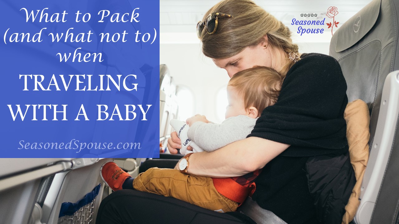 What to pack when you travel solo with babies or young children