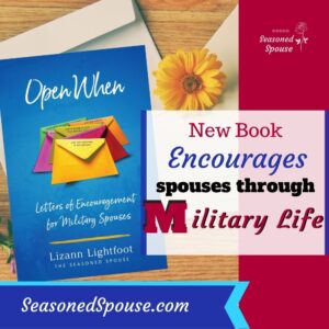 encourage military spouses Open When book