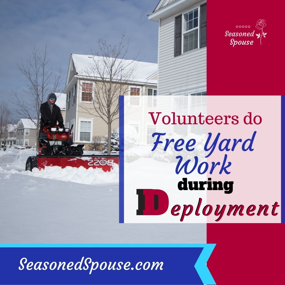Project EverGreen Volunteers Do Yard Work for Military Families During Deployment