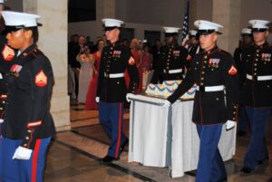 bad military ball Here are the telltale signs of a bad military ball, with Marines bringing in the birthday cake