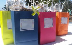 deployed spouse Gift bags from deployed spouse Discussion Day